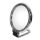 Specchio cromato bifacciale con ingrandimento, manico pieghevole.Ingrandimento x3  387KN-3