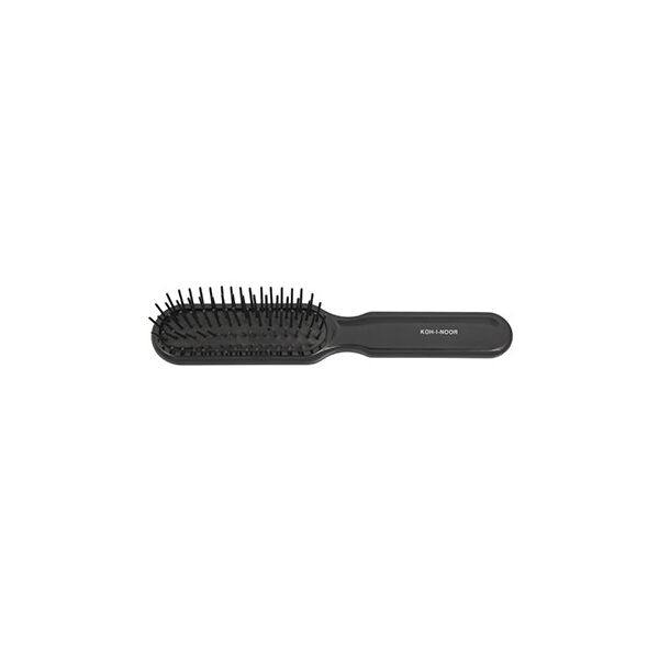 Koh-I-Noor Haarbürste rechteckig mit Plastikborsten, schwarz
