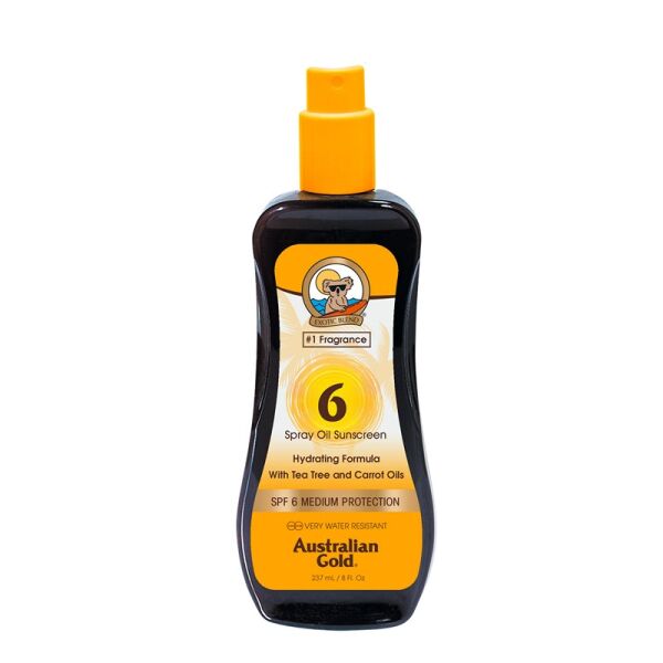 SPF 6 Spray Oil Sunscreen Carrot Oil Formula 237ml